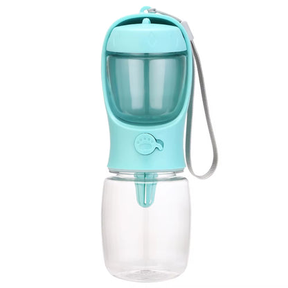 Pets Dog Water Bottle Portable Food Grade Material Dog Cat Travel Pet Water Cup Bottle with Food Dispenser Puppy Water Bottle